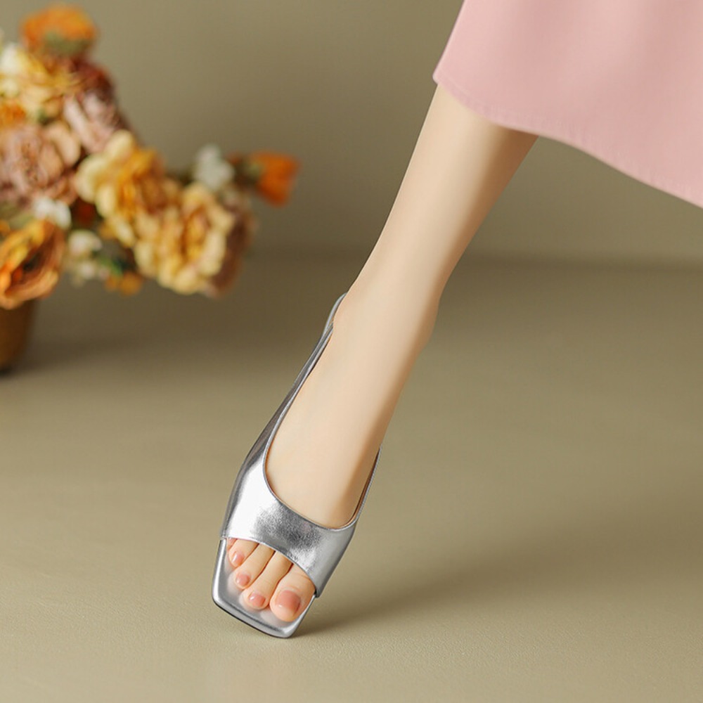 Удобные мягкие мюли с металлич – обзор и цена Sandals